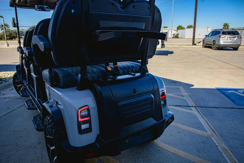 White 2025 Denago EV Rover XXL Golf Cart for Sale image 8