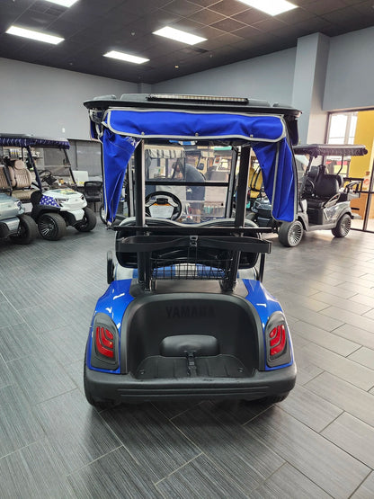 Blue 2021 Yamaha Drive 2 QuieTech EFI Golf Cart for Sale image 4