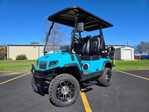 Blue 2025 EVolution D5 Maverick 2+2 Golf Cart for Sale image 0