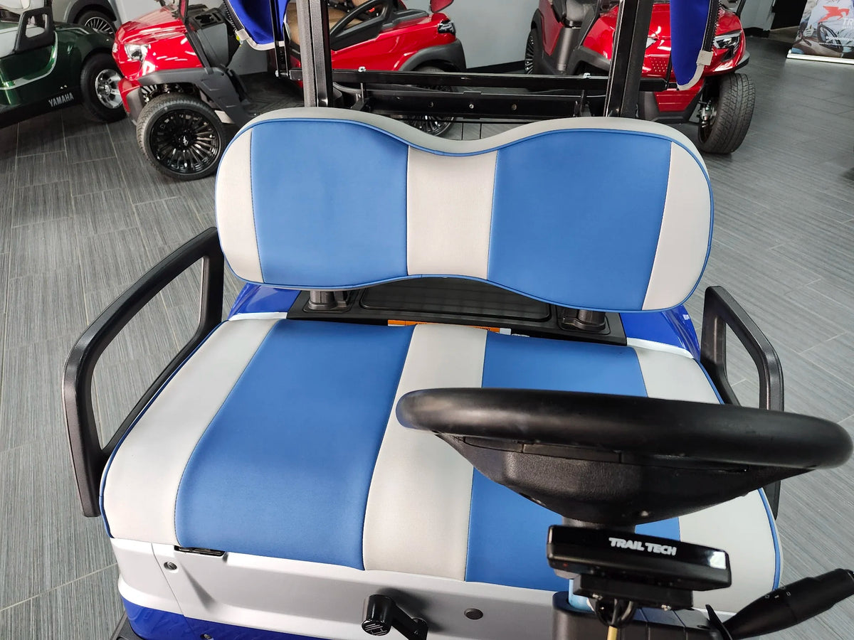 Blue 2021 Yamaha Drive 2 QuieTech EFI Golf Cart for Sale image 5