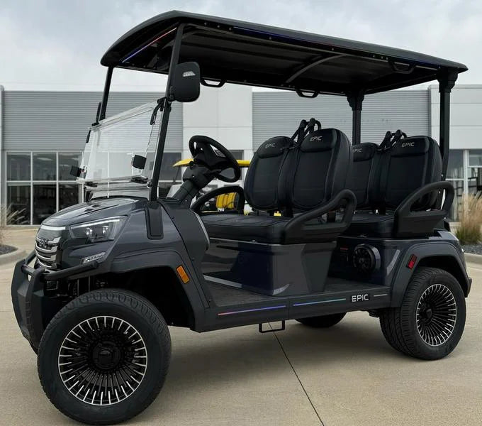 Blue 2025 Epic E40FX Golf Cart for Sale image 2