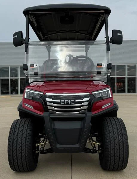 Red 2025 Epic E40FX Golf Cart for Sale image 4