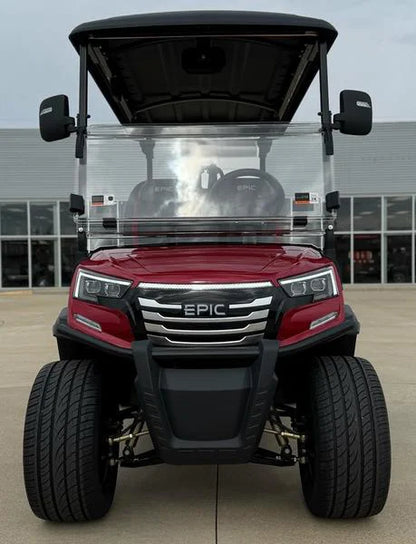 Red 2025 Epic E40FX Golf Cart for Sale image 4