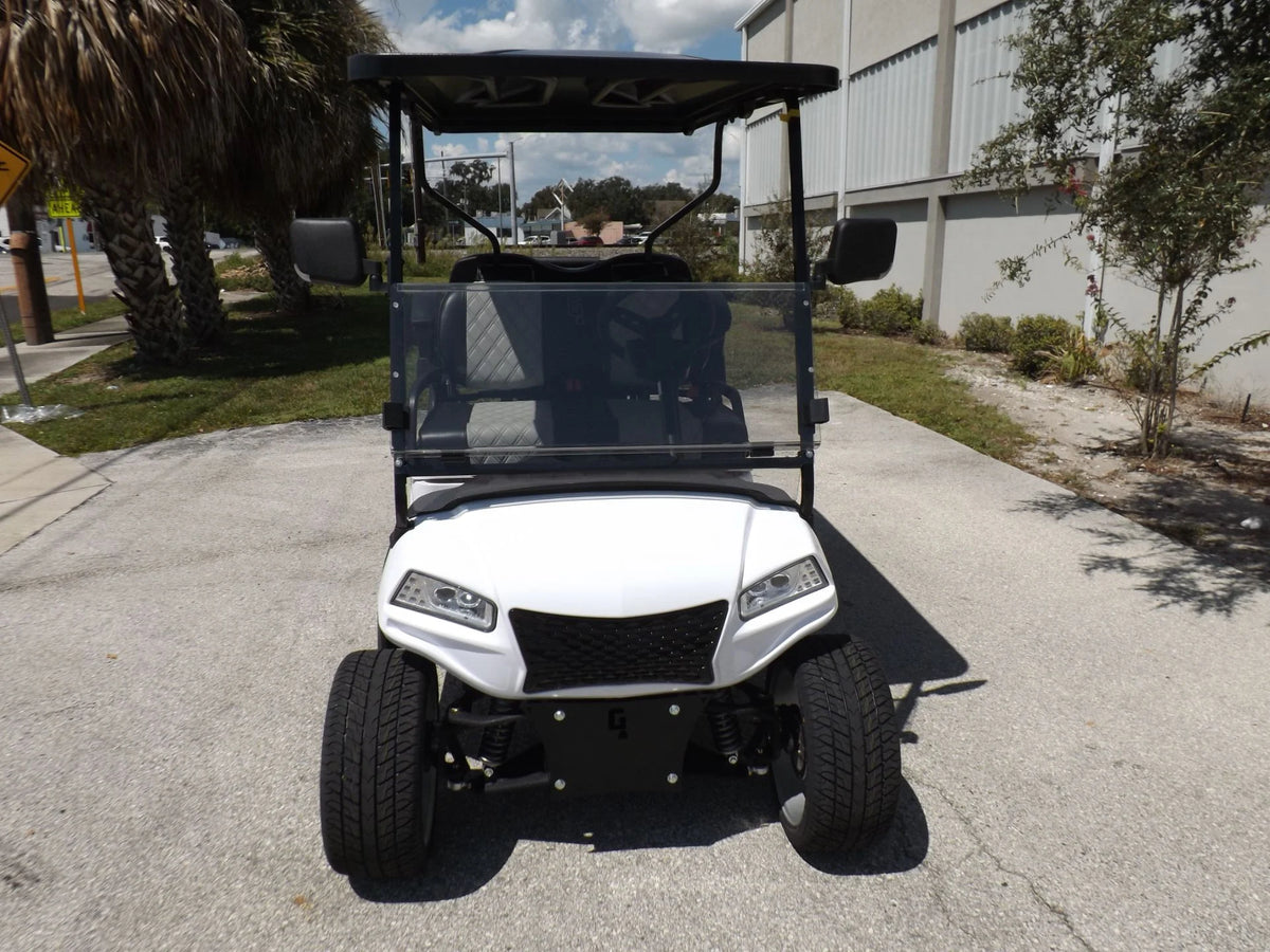 White 2023 HONOR LSV 2+2 G1 Lifted Lithium Golf Cart for Sale image 1