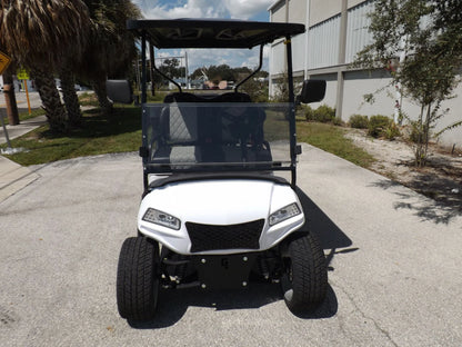 White 2023 HONOR LSV 2+2 G1 Lifted Lithium Golf Cart for Sale image 1