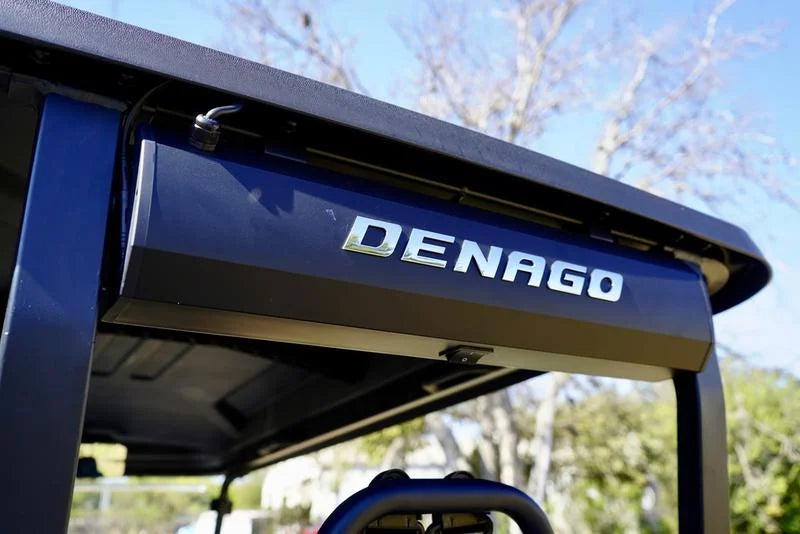 White 2024 Denago EV Rover XL Golf Cart for Sale image 4