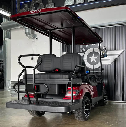 Red 2024 Icon EV I40 Golf Cart for Sale image 5