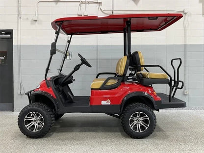 Red 2023 Advanced EV LT-A627.2+2G Golf Cart for Sale image 0