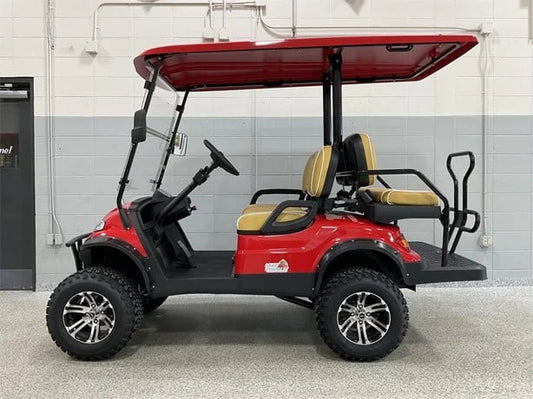 Red 2023 Advanced EV LT-A627.2+2G Golf Cart for Sale image 0