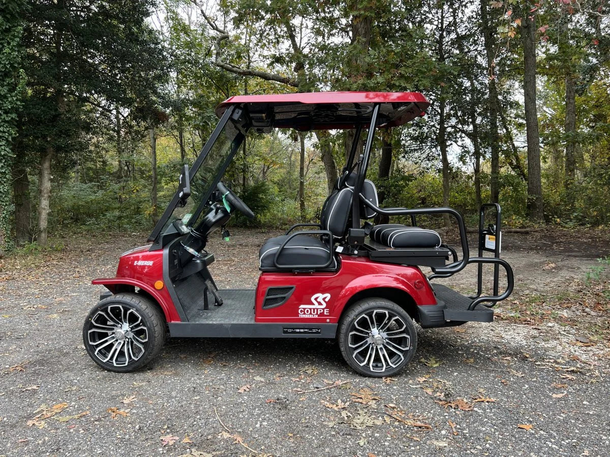 Red 2023 Tomberlin E2 SS Coupe Golf Cart for Sale image 12
