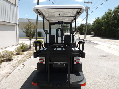White 2022 Bintelli BEYOND 4P Lifted Golf Cart for Sale image 3