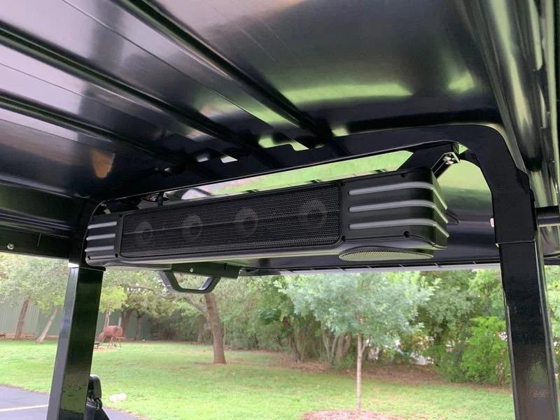 Black 2024 EVolution D5 Ranger 2+2 Golf Cart for Sale image 8