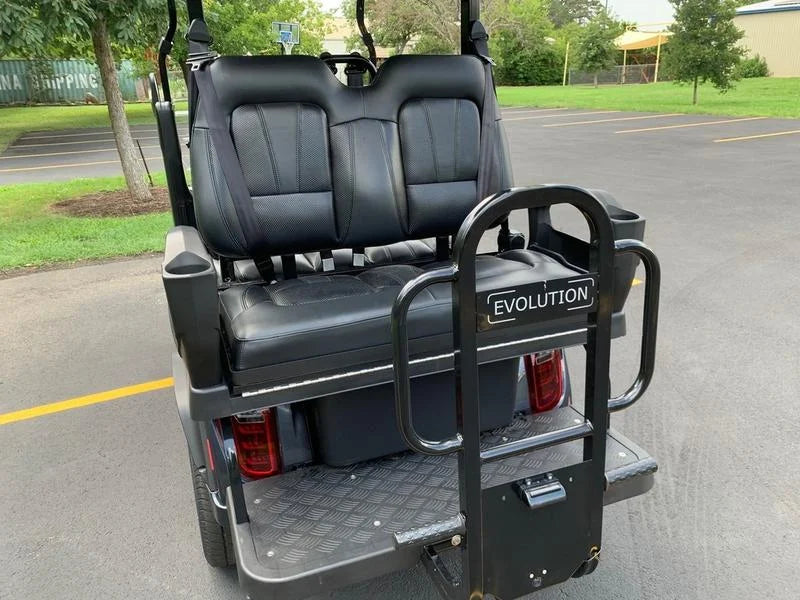 Black 2024 EVolution D5 Ranger 2+2 Golf Cart for Sale image 6