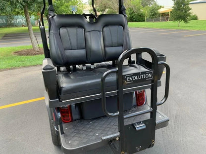 Black 2024 EVolution D5 Ranger 2+2 Golf Cart for Sale image 6