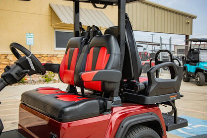 Red 2024 EVolution D5 Ranger 2+2 Golf Cart for Sale image 5