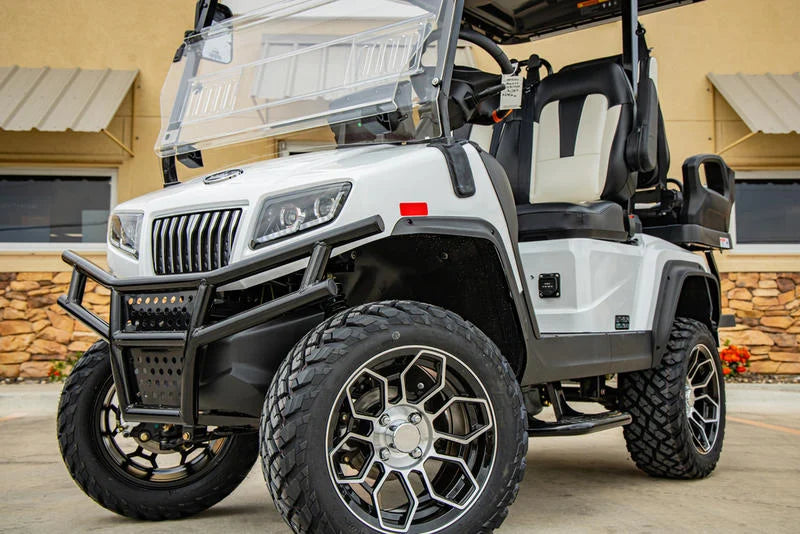 White 2024 EVolution D5 Maverick 2+2 Golf Cart for Sale image 9
