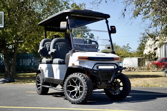 White 2024 Denago EV Rover XL Golf Cart for Sale image 0