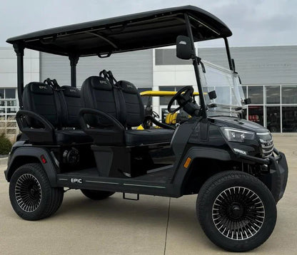 Black 2025 Epic E40FX Golf Cart for Sale image 3