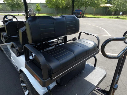 White 2024 EVolution Carrier 6 Plus Golf Cart For Sale image 7