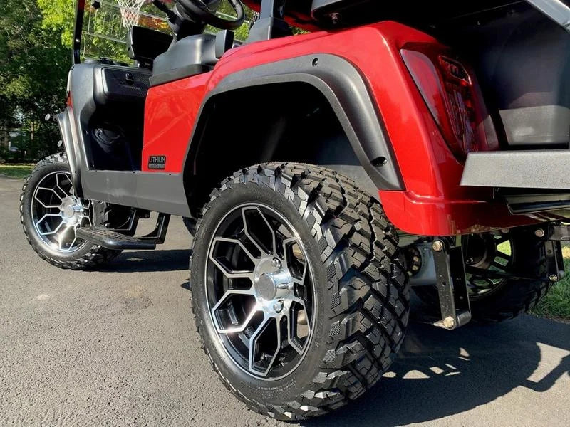 Red 2024 EVolution D5 Maverick 2+2 Golf Cart for Sale image 3