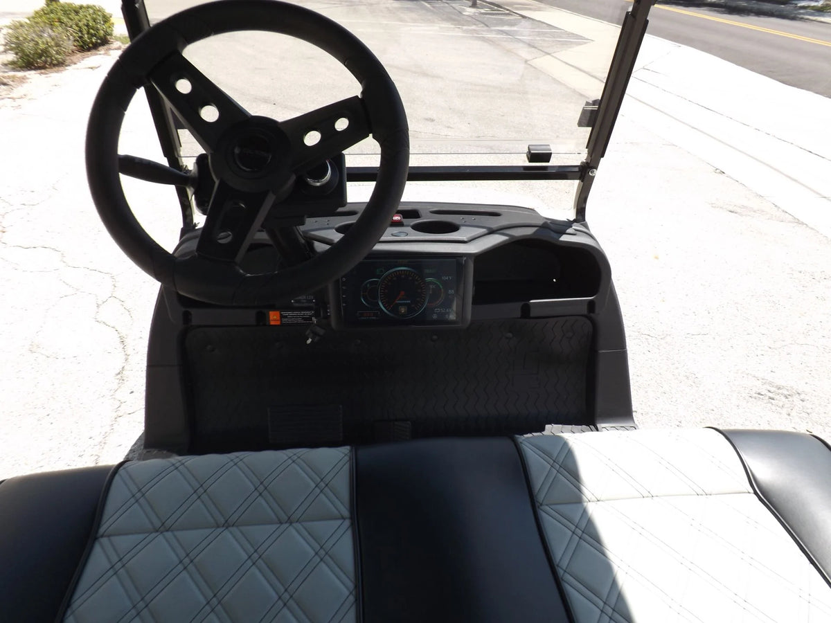 White 2023 HONOR LSV 2+2 G1 Lifted Lithium Golf Cart for Sale image 5