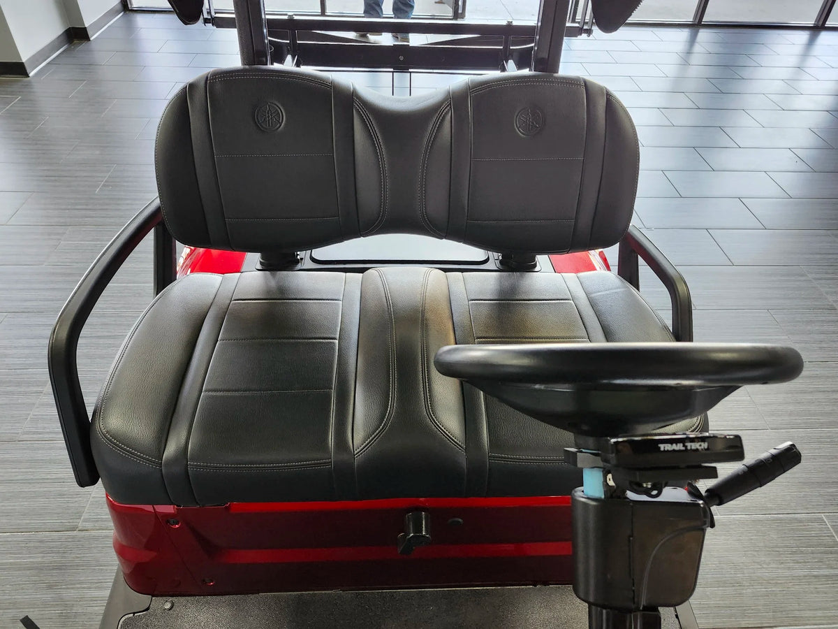 Red 2021 Yamaha Drive 2 QuieTech EFI Golf Cart for Sale image 3