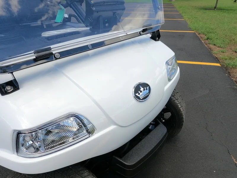 White 2024 EVolution Carrier 6 Plus Golf Cart For Sale image 11