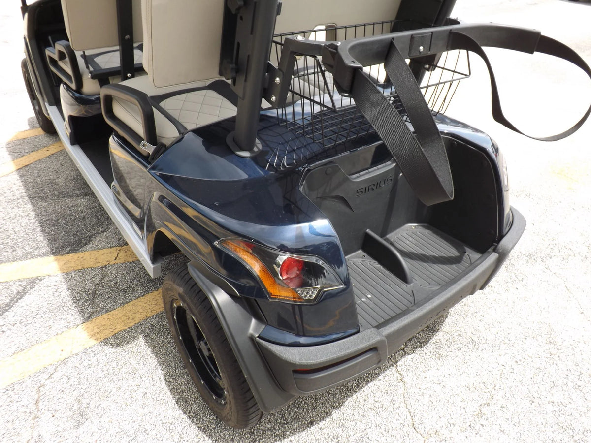 Black 2024 Star EV SIRIUS 4 Forward Lithium Golf Cart for Sale image 14