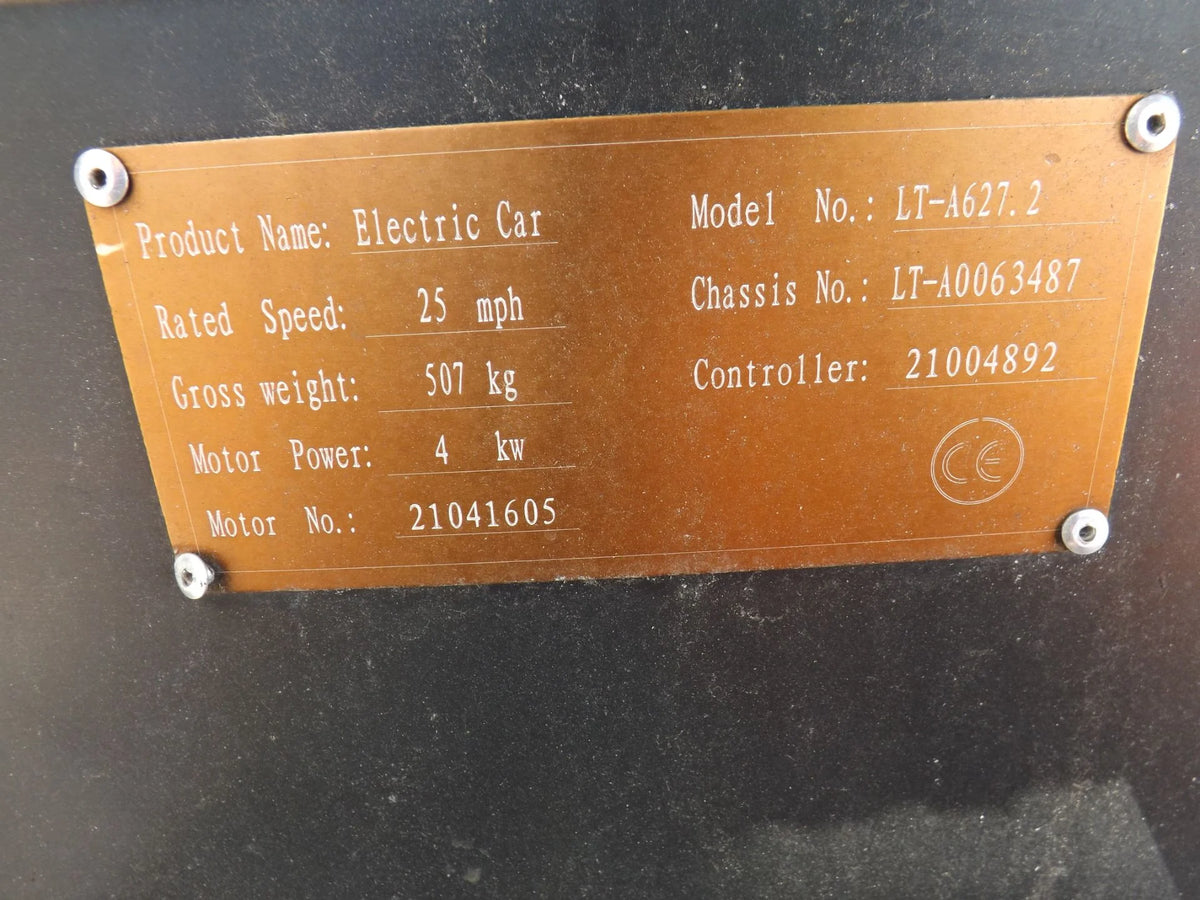 Orange 2022 Advanced EV AEV 2 Golf Cart for Sale image 17