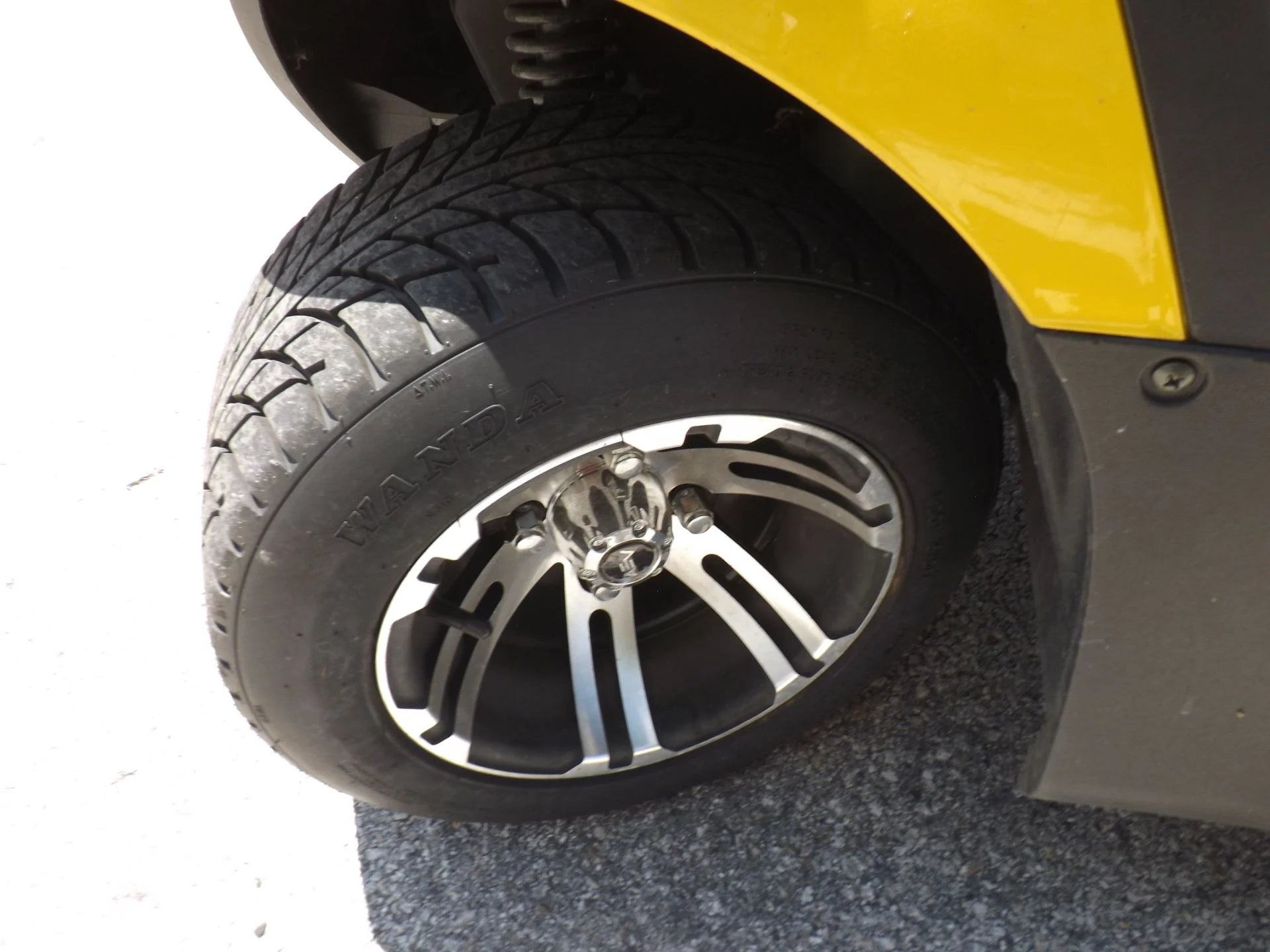Yellow 2022 Advanced EV AEV 2 Golf Cart for Sale image 15