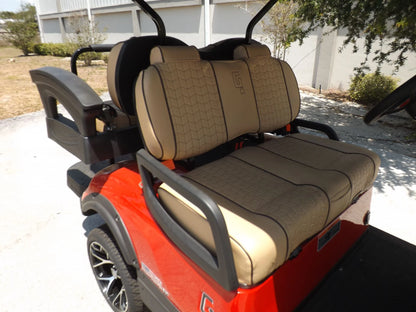 Red 2024 HONOR LSV 2+2 G1 Lifted Lithium Golf Cart for Sale image 11
