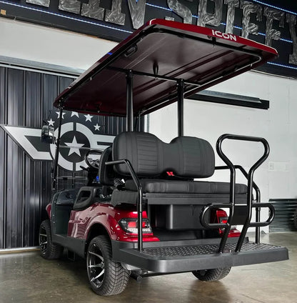 Red 2024 Icon EV I40 Golf Cart for Sale image 4
