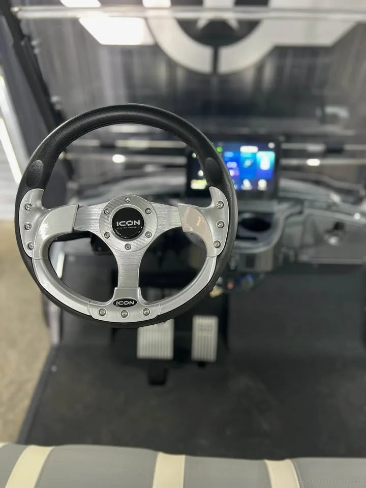 Gray 2024 Icon EV I40L Golf Cart for Sale image 6