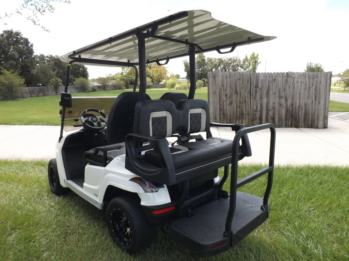 White 2023 Star EV SIRIUS 2+2 Golf Cart for Sale image 4