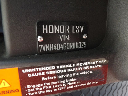 Red 2024 HONOR LSV 2+2 G1 Lifted Lithium Golf Cart for Sale image 20