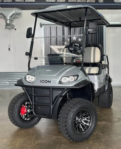 Gray 2024 Icon EV I40L Golf Cart for Sale image 1