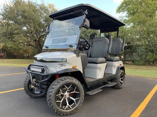 Gray 2025 Denago EV Rover XL Golf Cart for Sale image 0