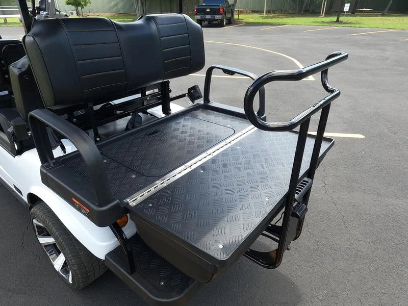 White 2024 EVolution Carrier 6 Plus Golf Cart For Sale image 8