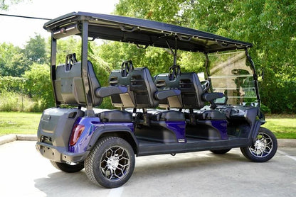 Blue 2024 EVolution D5 Ranger 6 Golf Cart for Sale image 6