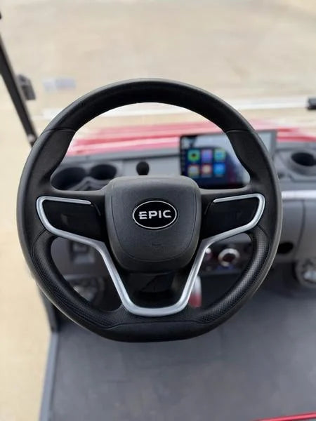 Red 2025 Epic E40FX Golf Cart for Sale image 9