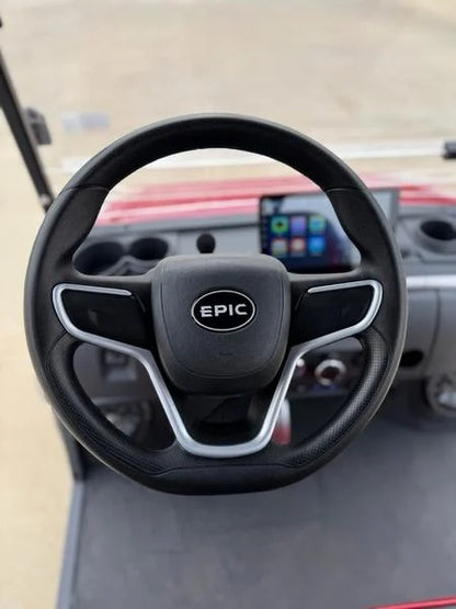 Red 2025 Epic E40FX Golf Cart for Sale image 9