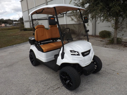 White 2024 GORILLA G2 LI 2 Pass Lithium Golf Cart for Sale image 0