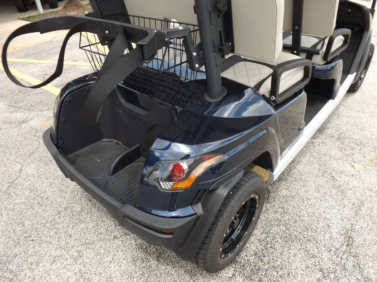 Black 2024 Star EV SIRIUS 4 Forward Lithium Golf Cart for Sale image 13