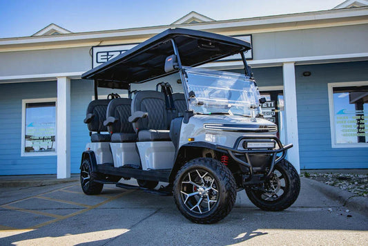 White 2025 Denago EV Rover XXL Golf Cart for Sale image 0