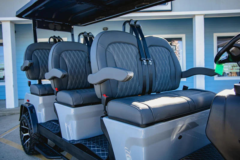 White 2025 Denago EV Rover XXL Golf Cart for Sale image 5