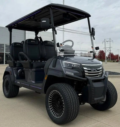Blue 2025 Epic E40FX Golf Cart for Sale image 1