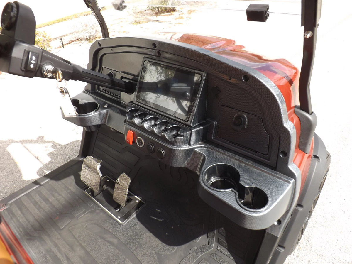 Red 2024 GORILLA G4 LI 4 Pass Lithium Golf Cart for Sale image 7
