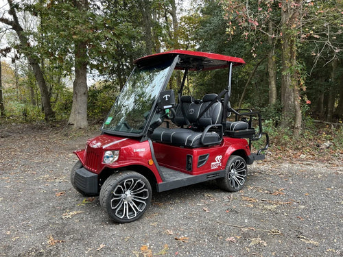 Red 2023 Tomberlin E2 SS Coupe Golf Cart for Sale image 0