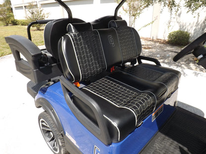 Blue 2023 HONOR LSV 2+2 G1 Lifted Lithium Golf Cart for Sale image 10