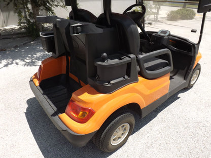Orange 2022 Advanced EV AEV 2 Golf Cart for Sale image 12